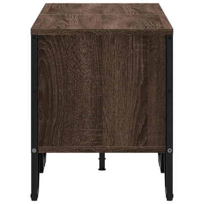 vidaXL TV Cabinet Brown Oak 122x34x41 cm Engineered Wood 5