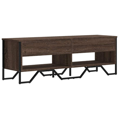 vidaXL TV Cabinet Brown Oak 122x34x41 cm Engineered Wood 6