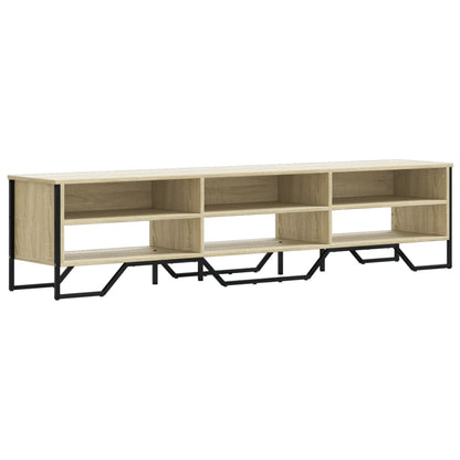 vidaXL TV Cabinet Sonoma Oak 180x34x41 cm Engineered Wood 2