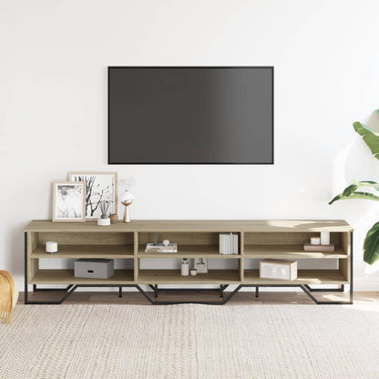vidaXL TV Cabinet Sonoma Oak 180x34x41 cm Engineered Wood 3
