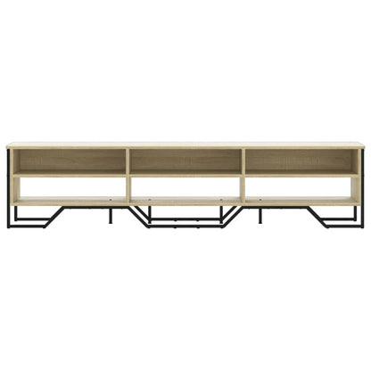 vidaXL TV Cabinet Sonoma Oak 180x34x41 cm Engineered Wood 4