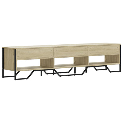 vidaXL TV Cabinet Sonoma Oak 180x34x41 cm Engineered Wood 6