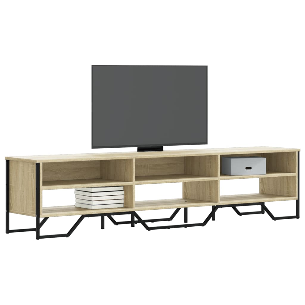 vidaXL TV Cabinet Sonoma Oak 180x34x41 cm Engineered Wood 1