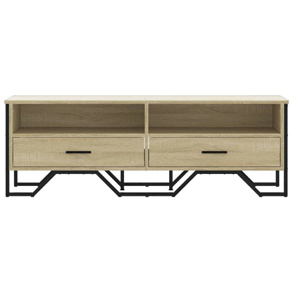 vidaXL TV Cabinet Sonoma Oak 122x34x41 cm Engineered Wood 4