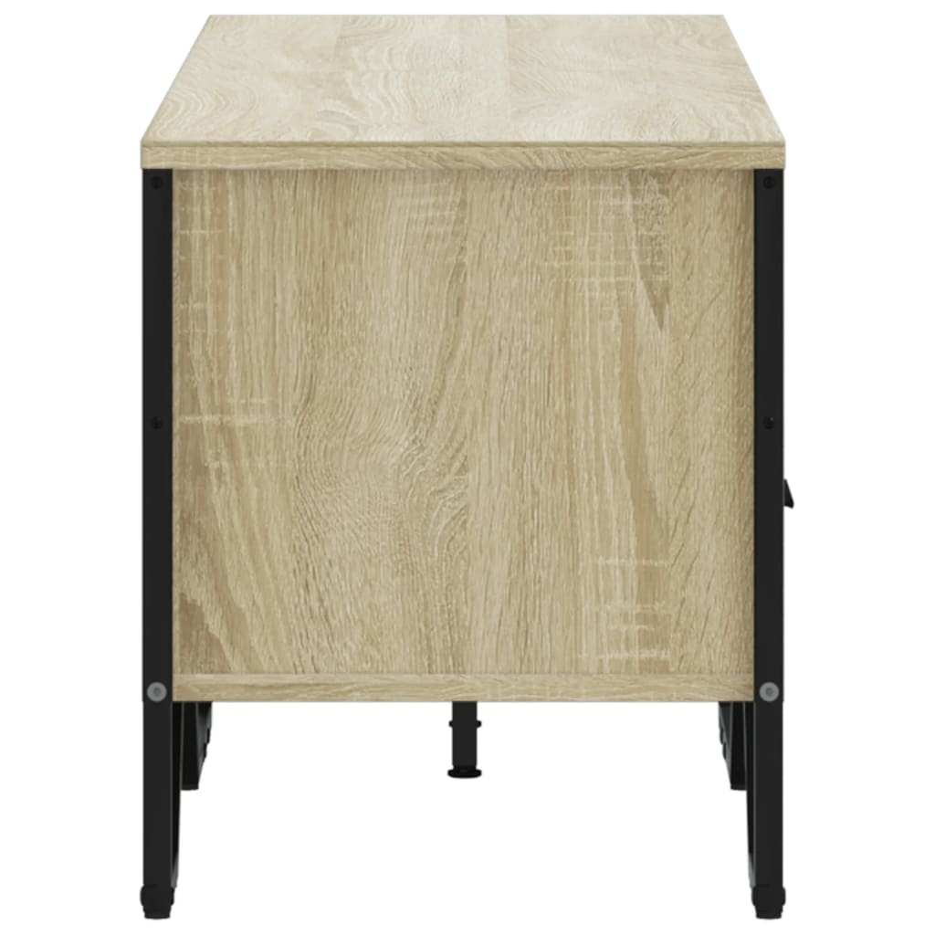 vidaXL TV Cabinet Sonoma Oak 122x34x41 cm Engineered Wood 5