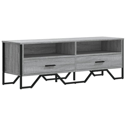 vidaXL TV Cabinet Grey Sonoma 122x34x41 cm Engineered Wood 2