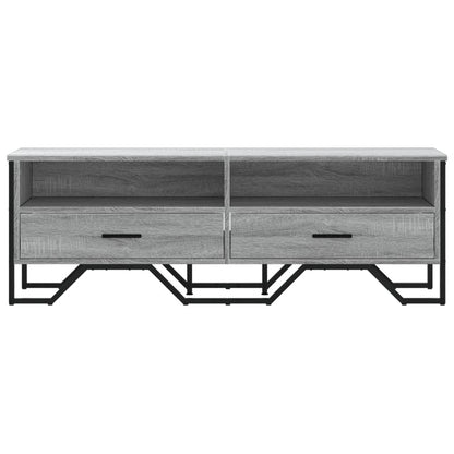 vidaXL TV Cabinet Grey Sonoma 122x34x41 cm Engineered Wood 4