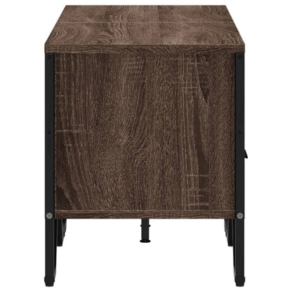 vidaXL TV Cabinet Brown Oak 122x34x41 cm Engineered Wood 5