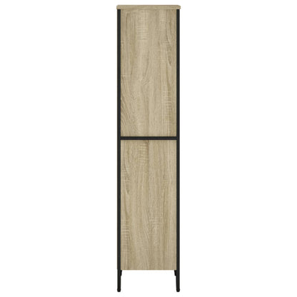 vidaXL Bookcase Sonoma Oak 50x31x137.5 cm Engineered Wood 5