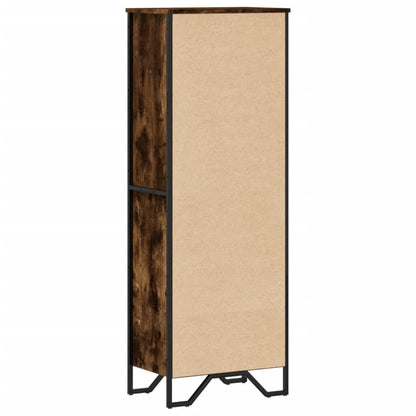 vidaXL Bookcase Smoked Oak 50x31x137.5 cm Engineered Wood 6
