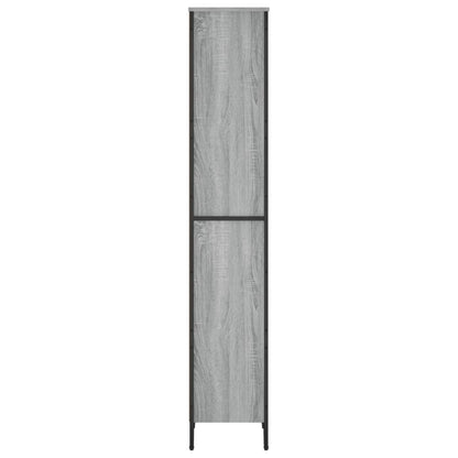 vidaXL Bookcase Grey Sonoma 50x31x169 cm Engineered Wood 5