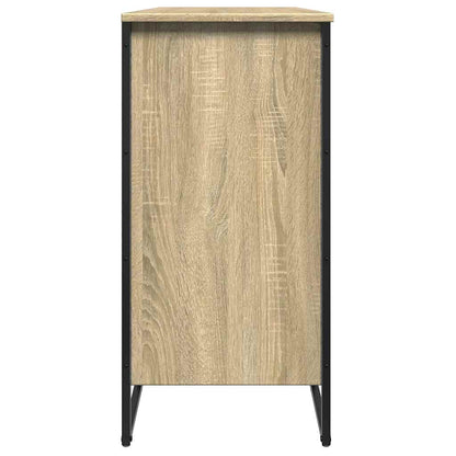 vidaXL Shoe Cabinet Sonoma Oak 80x38x78 cm Engineered Wood 5