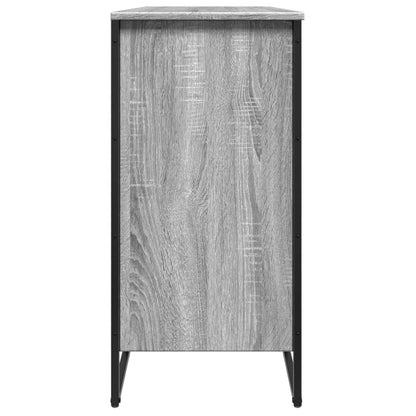 vidaXL Shoe Cabinet Grey Sonoma 80x38x78 cm Engineered Wood 5