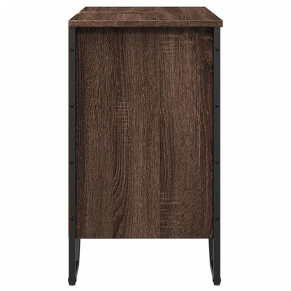vidaXL Bathroom Sink Cabinet Brown Oak 60x35x60 cm Engineered Wood 5