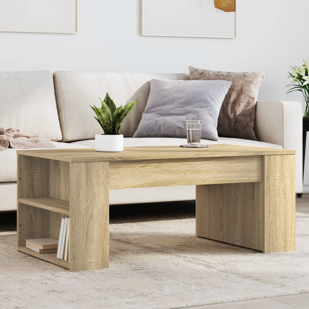 vidaXL Coffee Table Sonoma Oak 102x55x42 cm Engineered Wood 1