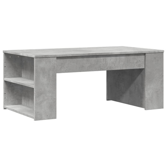 vidaXL Coffee Table Concrete Grey 102x55x42 cm Engineered Wood 2