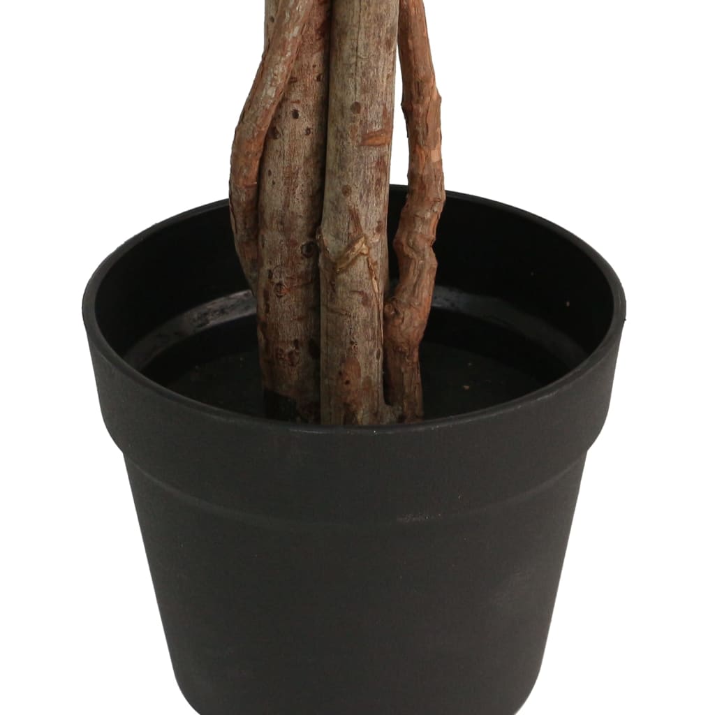 vidaXL Artificial Lemon Tree with 3 Trunks Green 120 cm PP 3