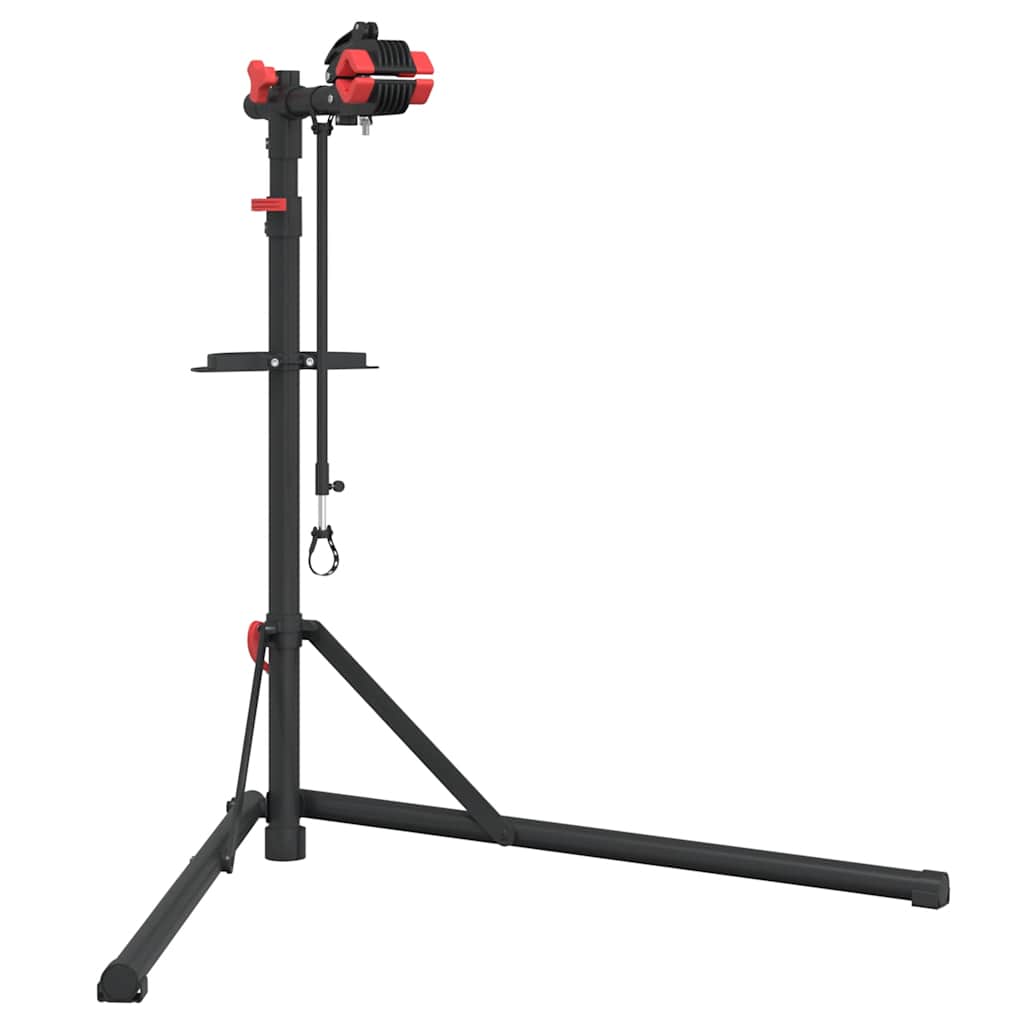 vidaXL Bike Repair Stand Foldable Adjustable 92-152 cm Red Steel 2