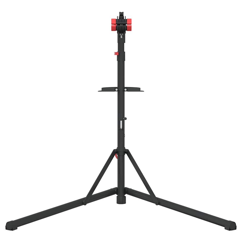 vidaXL Bike Repair Stand Foldable Adjustable 92-152 cm Red Steel 4