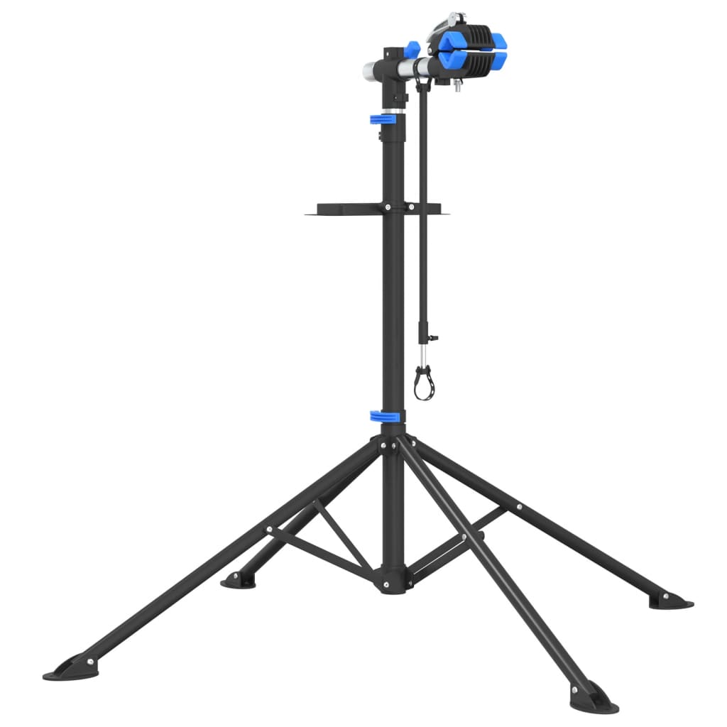 vidaXL Bike Repair Stand Foldable Adjustable 108-188 cm Blue Steel 2
