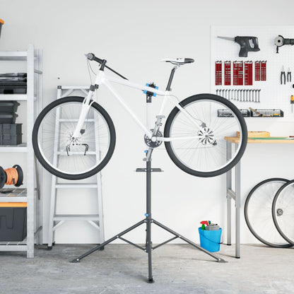 vidaXL Bike Repair Stand Foldable Adjustable 108-188 cm Blue Steel 3