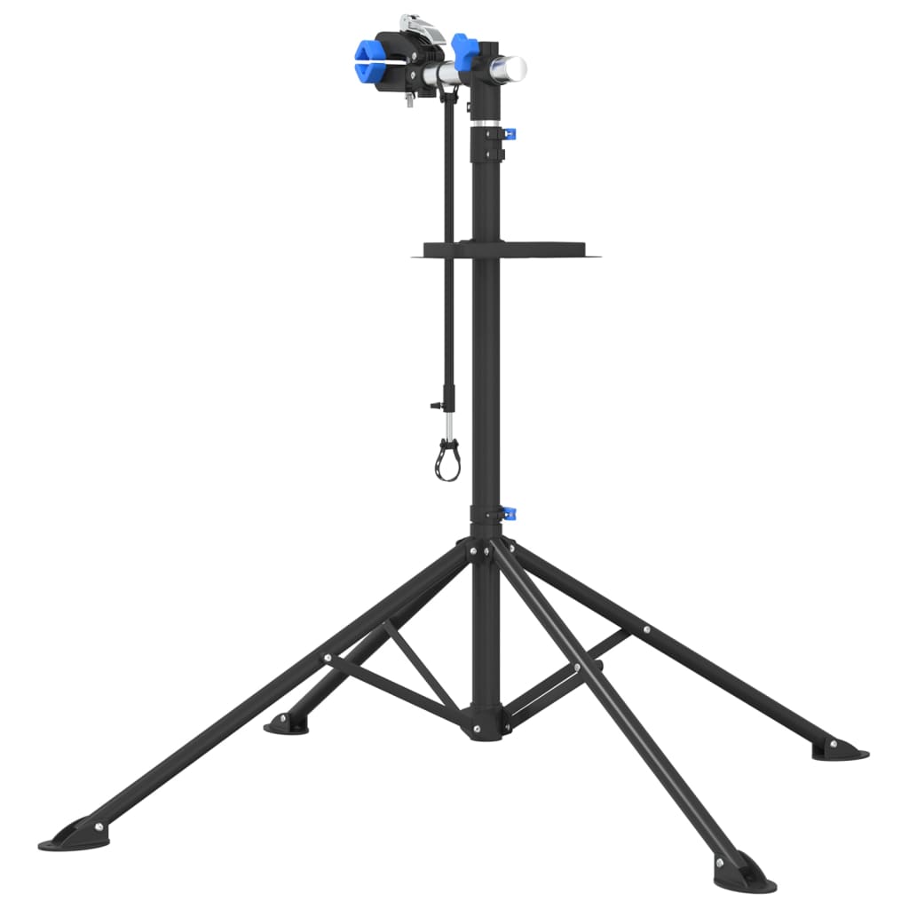 vidaXL Bike Repair Stand Foldable Adjustable 108-188 cm Blue Steel 6