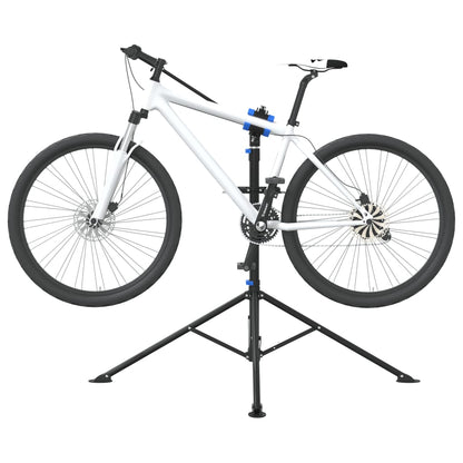 vidaXL Bike Repair Stand Foldable Adjustable 108-188 cm Blue Steel 1