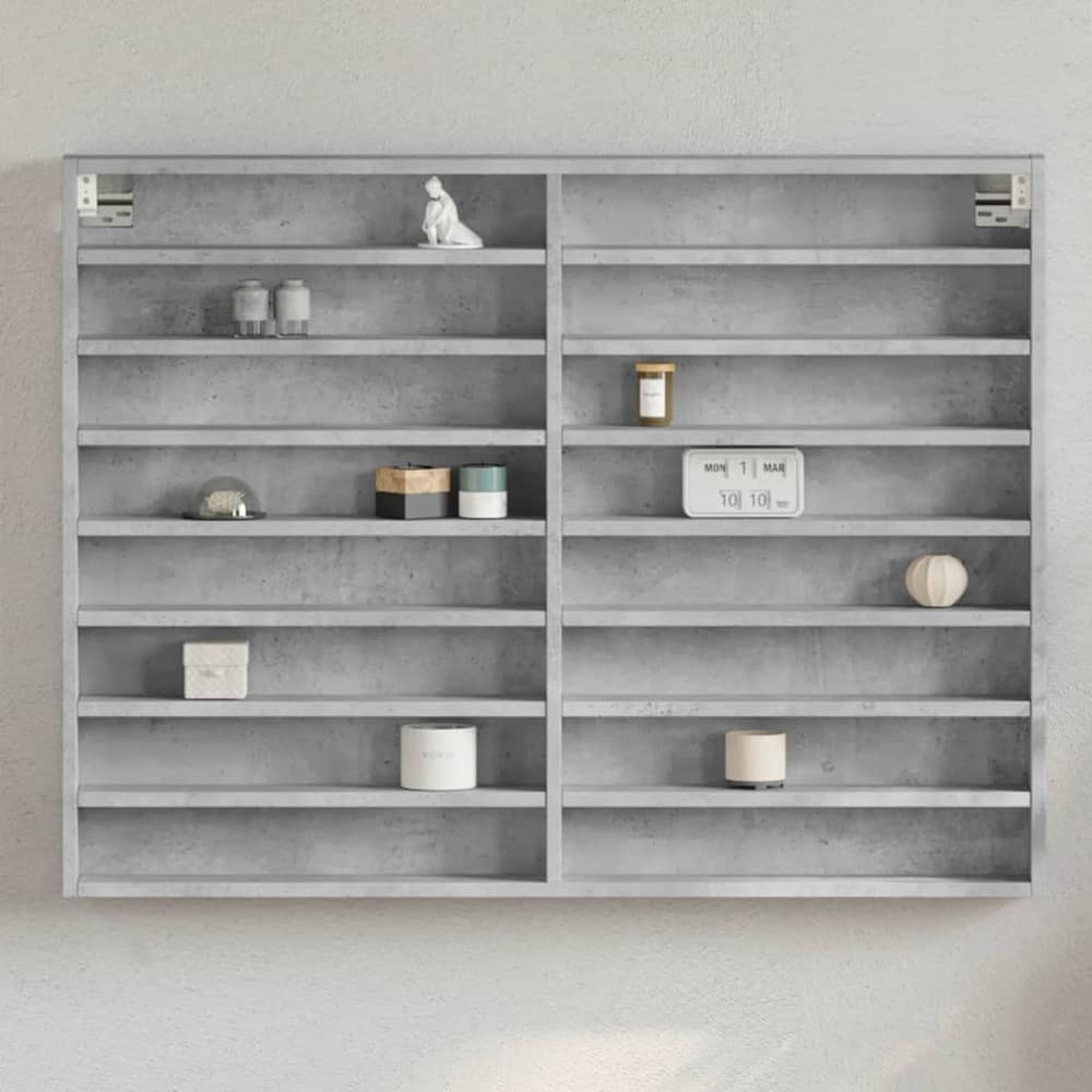 vidaXL Vitrine Cabinet 100x8.5x75 cm Engineered Wood