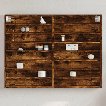 vidaXL Vitrine Cabinet 100x8.5x75 cm Engineered Wood