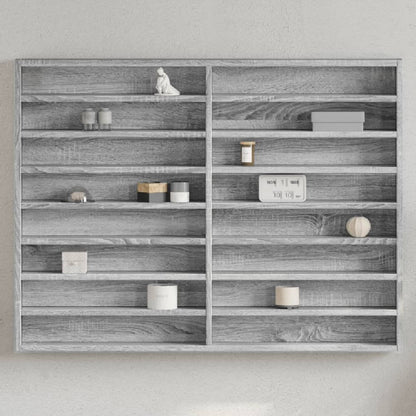 vidaXL Vitrine Cabinet 100x8.5x75 cm Engineered Wood