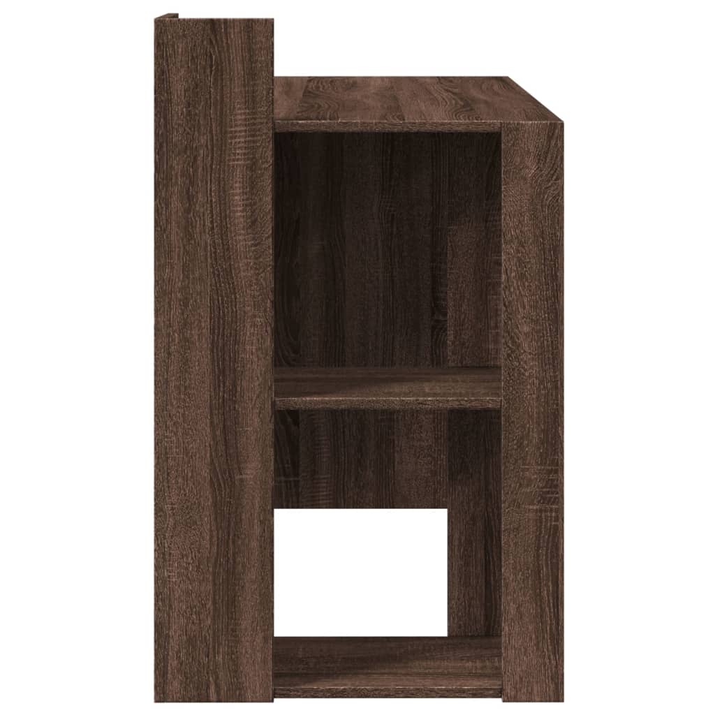 vidaXL Office Desk Brown Oak 103.5x56.5x94 cm Engineered Wood 5