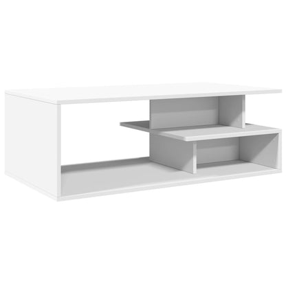 vidaXL Coffee Table White 102x55x35 cm Engineered Wood 2