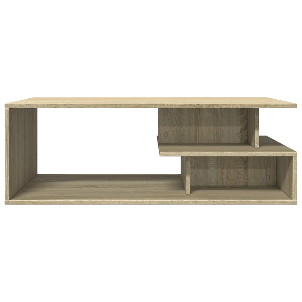 vidaXL Coffee Table Sonoma Oak 102x55x35 cm Engineered Wood 4