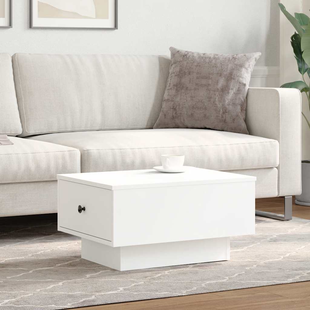 vidaXL Coffee Table White 60x45x31 cm Engineered Wood 3