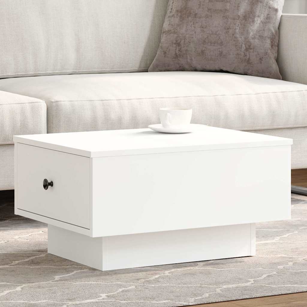 vidaXL Coffee Table White 60x45x31 cm Engineered Wood 1