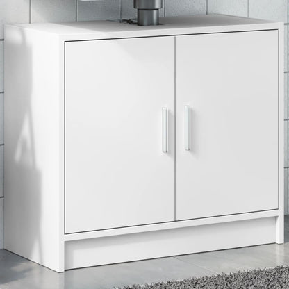 vidaXL Sink Cabinet White 63x29x55 cm Engineered Wood 1