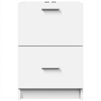 vidaXL Sink Cabinet White 40x37x59 cm Engineered Wood 4