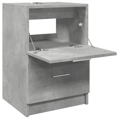 vidaXL Sink Cabinet Concrete Grey 40x37x59 cm Engineered Wood 5