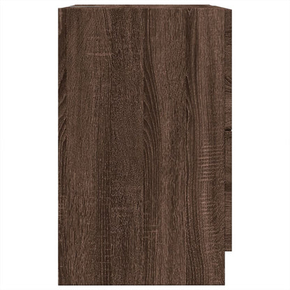 vidaXL Sink Cabinet | Brown Oak | Engineered Wood | 40cm x 37cm x 59cm 6