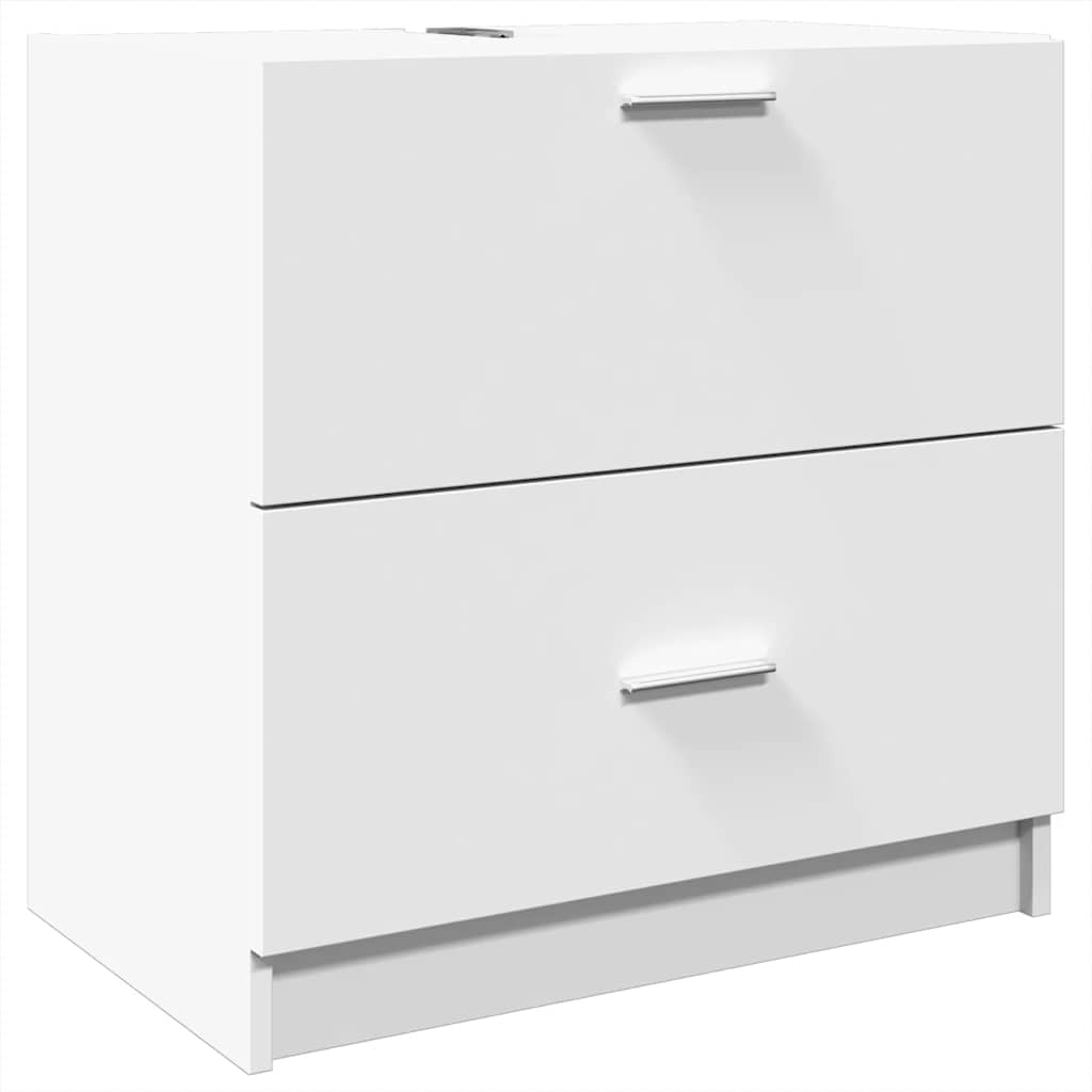 vidaXL Sink Cabinet | White | Engineered wood | Medium | Sink Cabinet 2