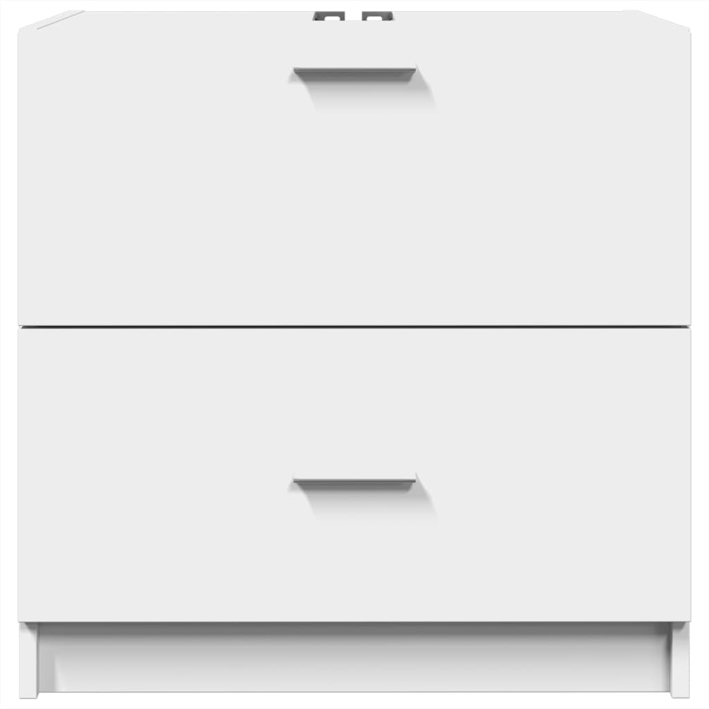 vidaXL Sink Cabinet | White | Engineered wood | Medium | Sink Cabinet 4