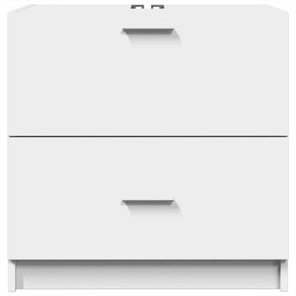 vidaXL Sink Cabinet | White | Engineered wood | Medium | Sink Cabinet 4