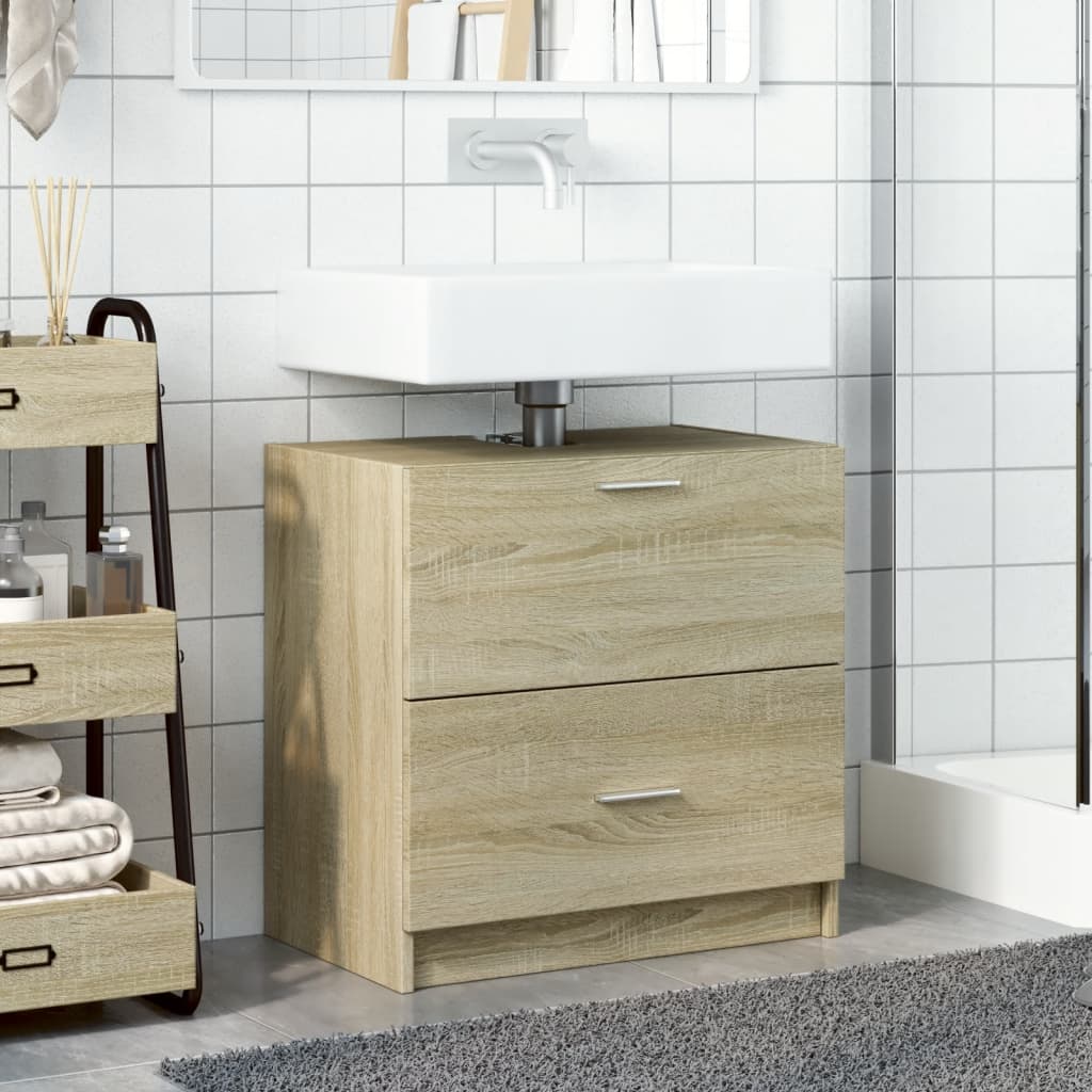 vidaXL Sink Cabinet | Sonoma Oak | Engineered wood | Standard | Sink Cabinet 3