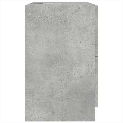 vidaXL Sink Cabinet | Concrete grey | Engineered wood | Regular | Sink Cabinet 6