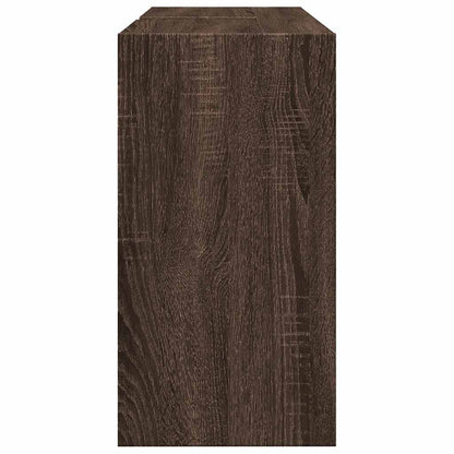 vidaXL Sink Cabinet Brown Oak 90x29x55 cm Engineered Wood 6