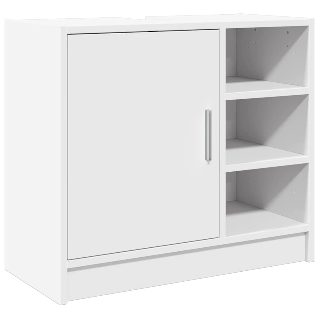 vidaXL Sink Cabinet White 63x29x55 cm Engineered Wood 2