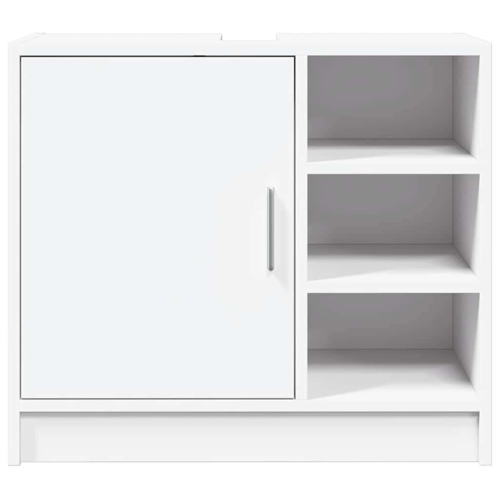 vidaXL Sink Cabinet White 63x29x55 cm Engineered Wood 5
