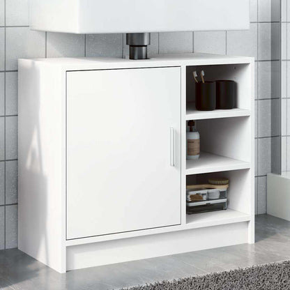 vidaXL Sink Cabinet White 63x29x55 cm Engineered Wood 1