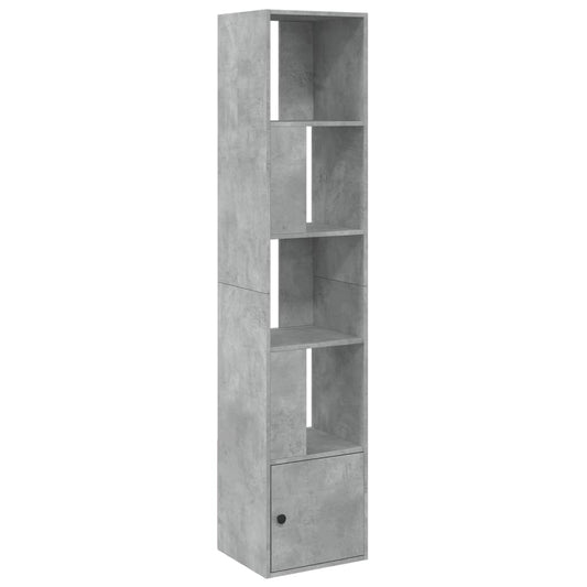 vidaXL Bookcase Concrete Grey 40x36x189 cm Engineered Wood 2