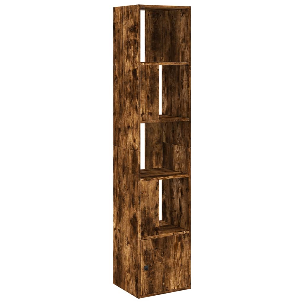 Bookcase Engineered Wood Smoked Oak
